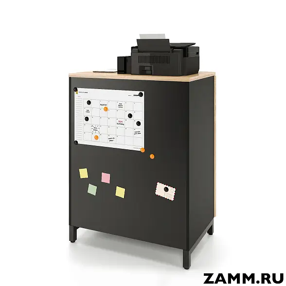 Шкаф ZAMM распашной 3 полки, 2 двери 600. На металлокаркасе 900 (Ш:900, Г:600, В:1207) 