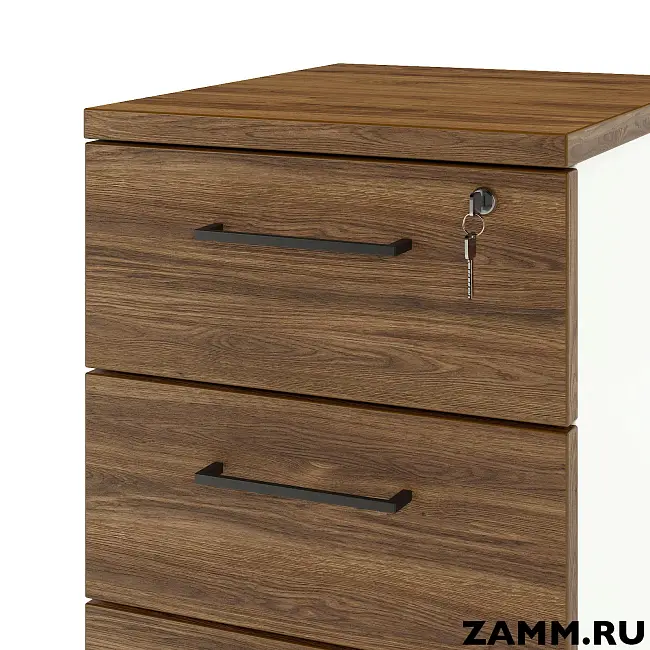 Тумба мобильная ZAMM. 5 ящиков с центральным замком (Ш:410, Г:500, В:958)