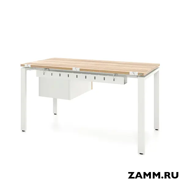 Стол Формат ТР 2 ящика (Тип 3) с пропусками, кабель-каналом (Д-041) 