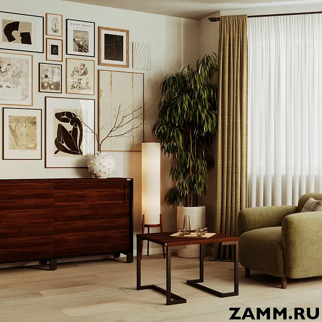 Локер ZAMM (шкаф-купе) 2 полки. На металлокаркасе 1200 (Ш:1200, Г:414, В:836)