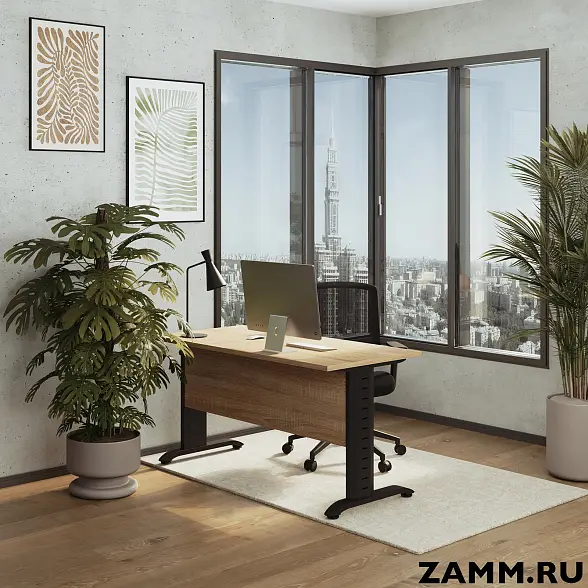 Стол Альфа 2 Классика ЛДСП (Тип 2) с пропусками 