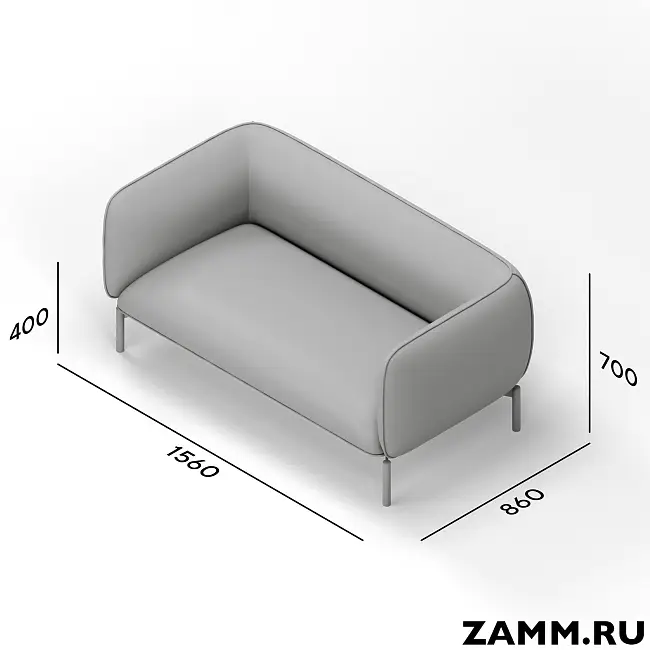 Диван Альма 2-х местный