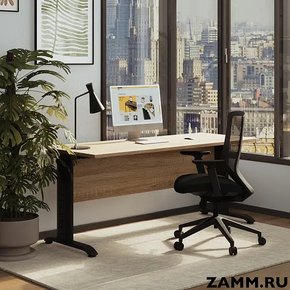 Стол Альфа 2 Классика ЛДСП (Тип 2) с пропусками 