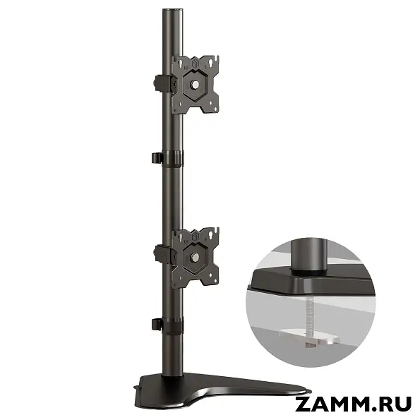 Кронштейн для двух мониторов ONKRON D208FS 13"-34" настольный 