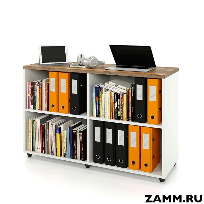 Локер ZAMM 2 полки открытый. На регулируемых опорах 1200 (Ш:1200, Г:414, В:747)