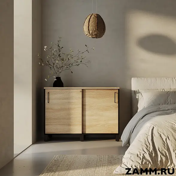 Локер ZAMM (шкаф-купе) 2 полки. На металлокаркасе 1200 (Ш:1200, Г:414, В:836) 