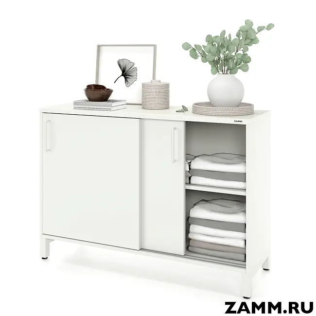 Комод ZAMM 2 полки. На металлокаркасе 1200 (Ш:1200, Г:414, В:836)
