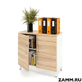 Шкаф ZAMM распашной 2 полки, 2 двери. На металлокаркасе 900 (Ш:900, Г:414, В:837)