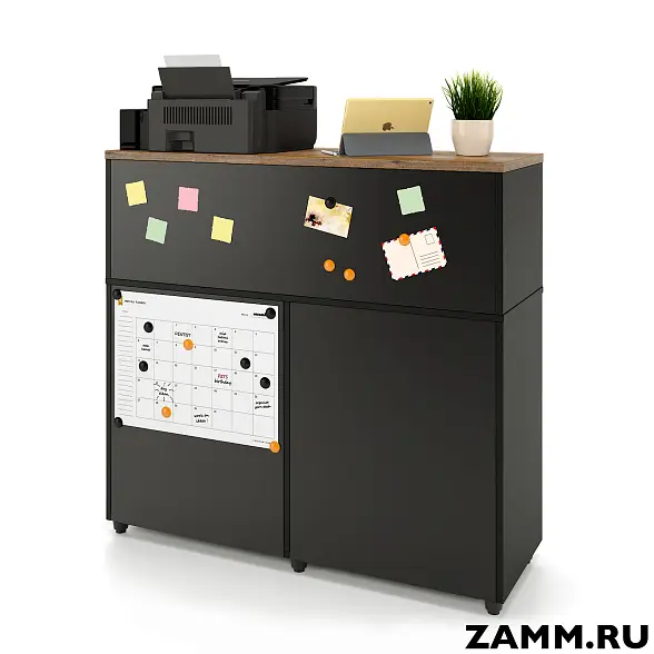 Локер ZAMM (шкаф-купе) 2 полки с надстройкой. На регулируемых опорах 1200 (Ш:1200, Г:414, В:1117) 