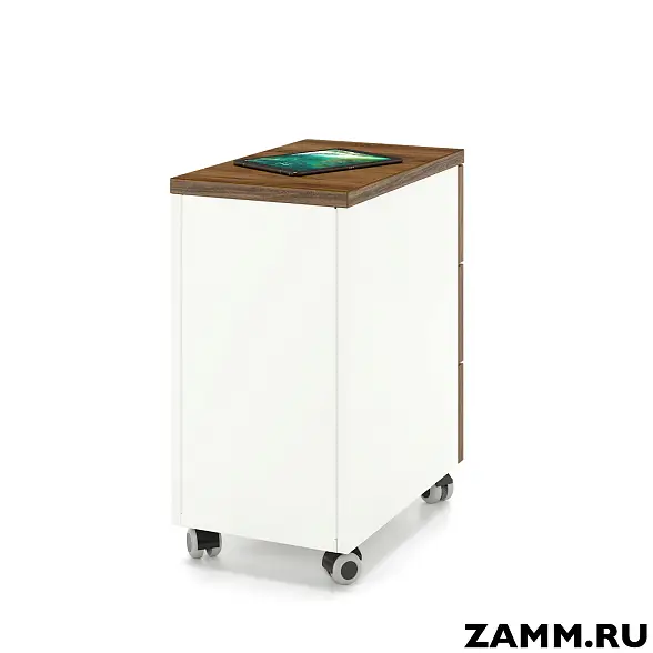 Тумба мобильная ZAMM. 3 ящика с центральным замком (Ш:310, Г:500, В:612) 