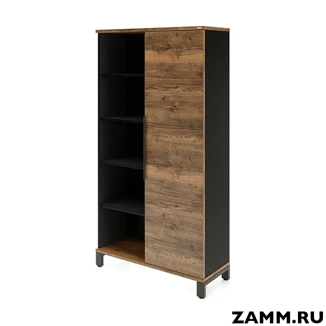 Шкаф ZAMM Прага 2 секции. На металлокаркасе Правый 414 (Ш:1158;Г:414;В:1985)