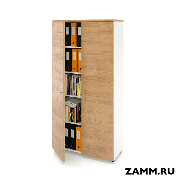 Шкаф ZAMM распашной 5 полок, 2 двери. Опоры реглируемые 900 (Ш:900, Г:414, В:1812)