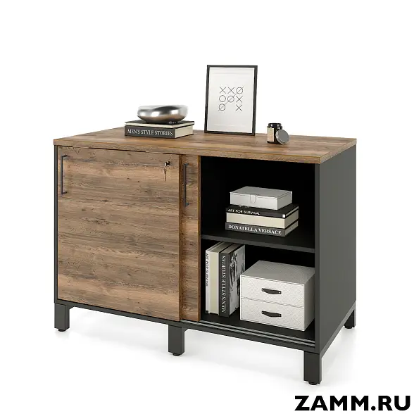 Локер ZAMM (шкаф-купе) 2 полки. На металлокаркасе (Ш:1200, Г:600, В:837)
