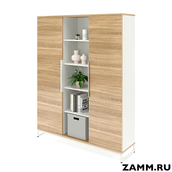 Шкаф ZAMM Прагма 3 секции. На металлическом основании 414 (Ш:1726; Г:414; В:1985)