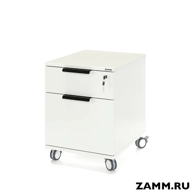 Тумба мобильная ZAMM Лайт. 2 ящика