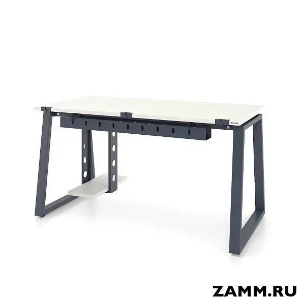 Стол Экспо ТР (Тип 4) с пропусками, кабель-каналом (Д-041)., под. сист. блока (Д-044)