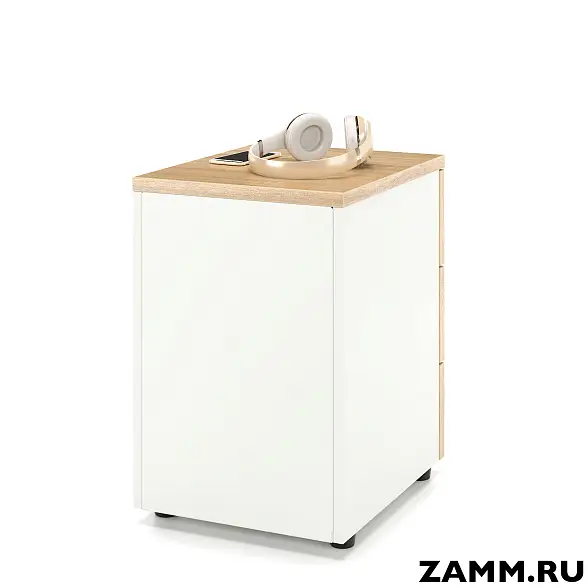 Тумба приставная ZAMM. 3 ящика без замка (Ш:410, Г:500, В:577) 