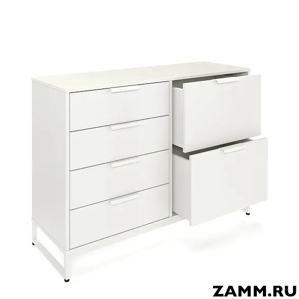 Комод ZAMM Прага 4. 2 секции на металлическом основании 414 (Ш:1180, Г:414, В:860) 