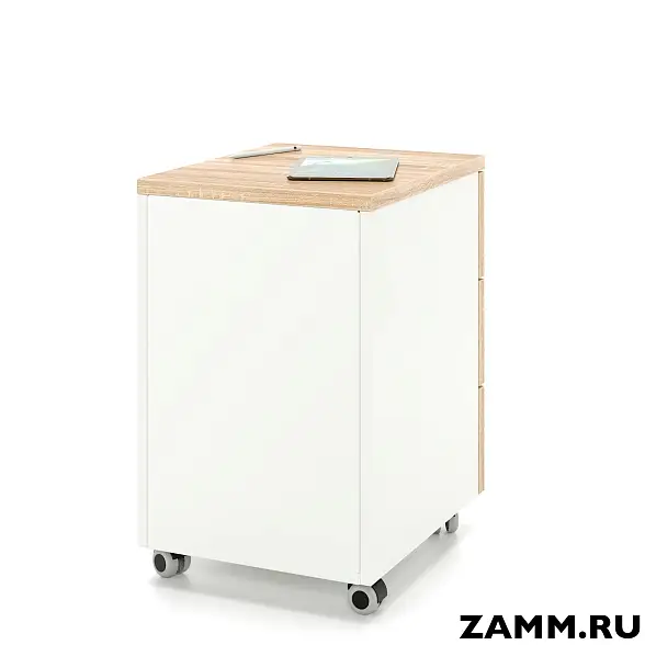Тумба мобильная ZAMM. 3 ящика без замка (Ш:410, Г:500, В:613) 