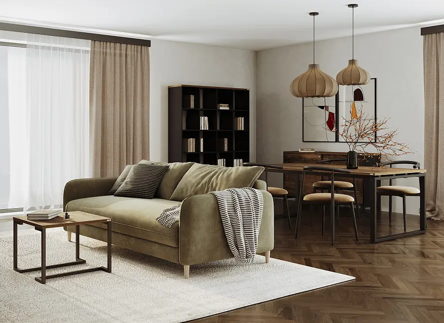 Стеллажная система MIX 4x4 ZAMM. На металлокаркасе (Ш:1494, Г:370, В:1617)