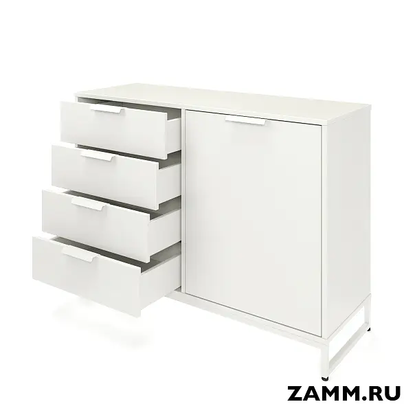 Комод ZAMM Прага 3. 2 секции на металлическом основании 414 (Ш:1180, Г:414, В:860) 