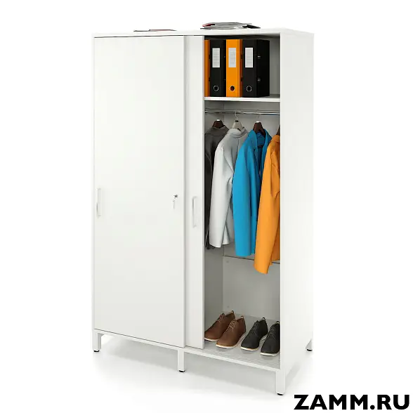 Локер ZAMM (шкаф-купе) гардероб. На металлокаркасе 1200. B=600 (Ш:1200, Г:600, В:1902)